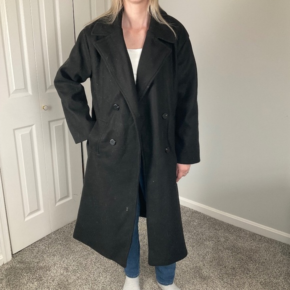 ZBZA Jackets & Blazers - NWT Long Black Coat